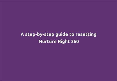 AUTO-STOP: The <strong>Nurture Right 360</strong> will stop turning eggs 3 days before hatch day. . Nurture right 360 reset